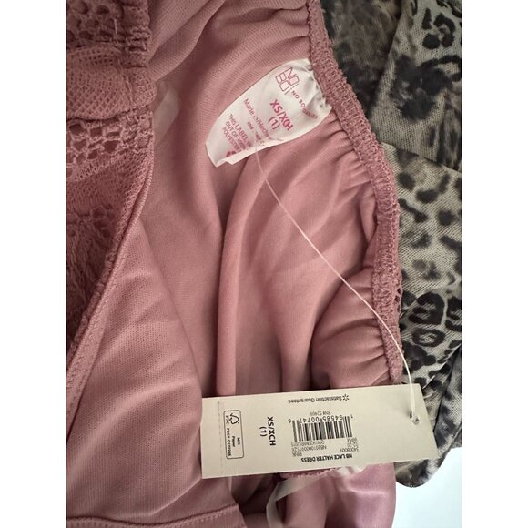 NWT No Boundaries pink lace halter dress XS - Picture 3 of 4